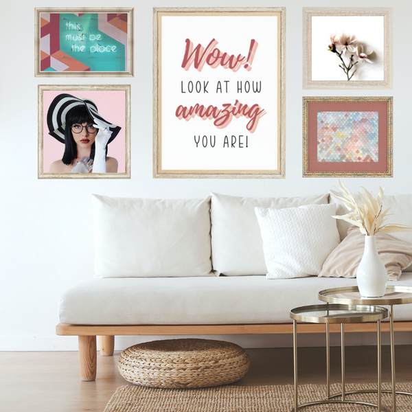 "Wow. Look at how amazing you are!" Printable wall art - Boho