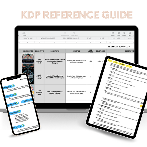 **FREE** KDP Mini Reference Guide & Template